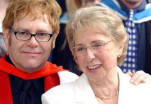 Elton John, en estado de shock por la muerte de su mamá