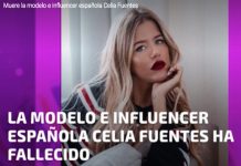 Muere la modelo e influencer española Celia Fuentes