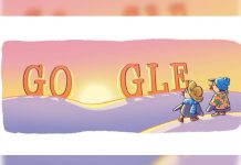 Google da la bienvenida al 2018 con plumífero doodle