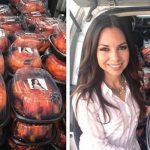 Diputada causa polémica en México, al regalar pollos adornados con su fotografía