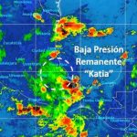 «Katia» ya es baja presión; prevén que se disipe pronto
