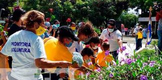 nicaragua, luis alfonso velazquez, flores, 42 aniversario, conmemoracion