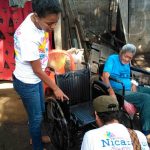 Gobierno de Nicaragua lleva sillas de ruedas a casos Todos con Voz