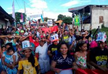 Familias moyogalpinas cierran campaña en respaldo al FSLN