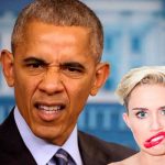 La foto viral de Miley Cyrus caminando casual con Obama