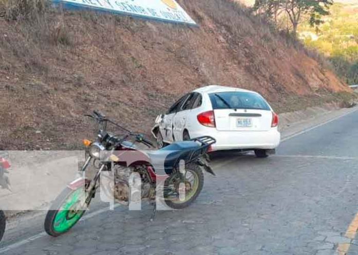 Nicaragua, Nueva Segovia, accidente de tránsito, persona lesionada,