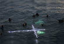 Argentina celebra el único viacrucis submarino del mundo