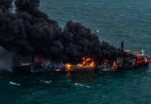 sdri lanka, incendio, barco carguero, productos quimicos, autoridades,