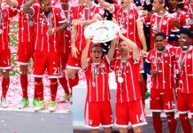 Lahm y Alonso se despiden del fútbol con goleada del Bayern