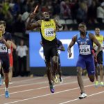 Usain Bolt se lesionó y no logró terminar su última carrera