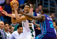 Bucks doblegan a Hornets y aseguran al menos 6to puesto