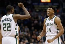 Antetokounmpo y Bucks frenan a Cavaliers