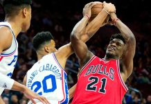 Butler aporta triple doble y Bulls derrotan a 76ers