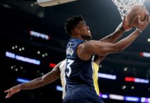 Timberwolves ganan a Lakers en su primer triunfo en Navidad