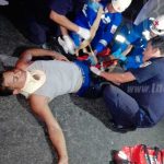 Carrera ilegal de motocicletas termina en brutal accidente