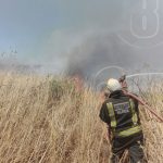 Gran incendio en la Cuesta El Plomo alarma a pobladores
