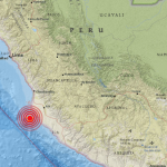 Un sismo de magnitud 5,7 se produce frente a las costas de Perú