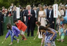 Los Trump celebran la Pascua en la Casa Blanca