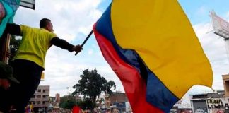 colombia, cajamarca, joven herido, represion, manifestaciones,