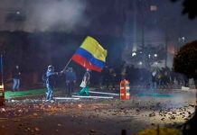 colombia, bogota, represion, manifestaciones, gobierno, heridos,