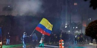 colombia, bogota, represion, manifestaciones, gobierno, heridos,