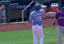 Cheslor conecta de hit en su primer partido ante Rockies en MLB
