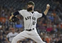 Keuchel a la lista de lesionados por 10 días