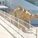 espana, encuentran, cadaver, hombre, estatua, dinosaurio, autoridades,