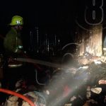 Chinandega: Incendio reduce a cenizas bodega de pacas