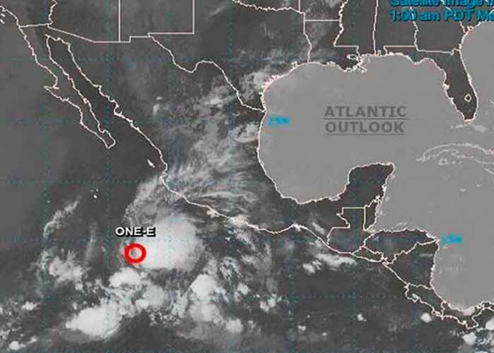 mexico, oceano pacifico, formacion, depresion tropical, servicio metereologico, fenomeno,