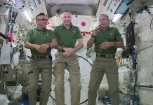 Astronautas en la EEI festejan Día de Acción de Gracias