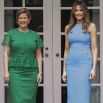Melania Trump y la primera dama de Panamá hablan sobre salud y periodismo