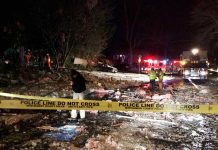 Explosión reduce a escombros casa de suburbio en Washington DC