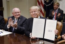 Trump ordena revisar las políticas agrícolas que puedan «dañar» al EEUU rural
