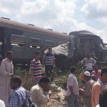 Al menos 36 muertos y 123 heridos tras choque de trenes en Egipto