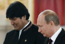 Evo Morales condena atentado en Rusia