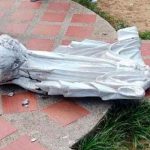 Niña muere al caerle encima estatua de Jesucristo en Colombia colombia, muerte, nina, estatua, jesucristo,