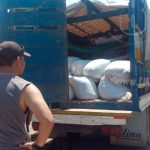 Requisan camión cargado de frijoles sospechoso de tener droga