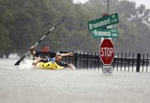 Rescatan unas 300 personas en Houston (EE.UU.) por inundaciones de Harvey