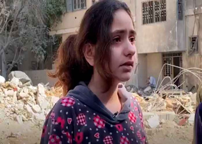 israel, ataque, testimonio, nina palestina, bombardeos,