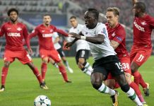Mané regresa antes al Liverpool tras reaparición de lesión