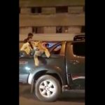 Arrestan a hombre en Pakistán por pasear en vehículo a su león
