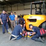 Joven resulta lesionado tras caer de techo en ferretería de Chinandega