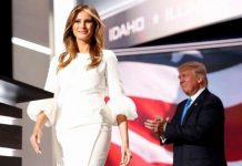 Melania Trump dirige su primer evento como primera dama