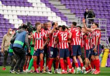 El Atlético se proclama campeón de la Liga Española atlético, madrid, fútbol, liga, española