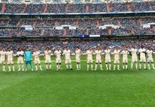 Leyendas del Madrid golean a la Roma en la fiesta de Ronaldo