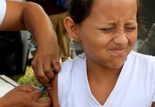 Realizan campaña de vacunación a supervivientes de Mocoa