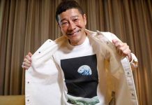 japon, magnate de la moda, visita, estacion espacial, futuro cohete,