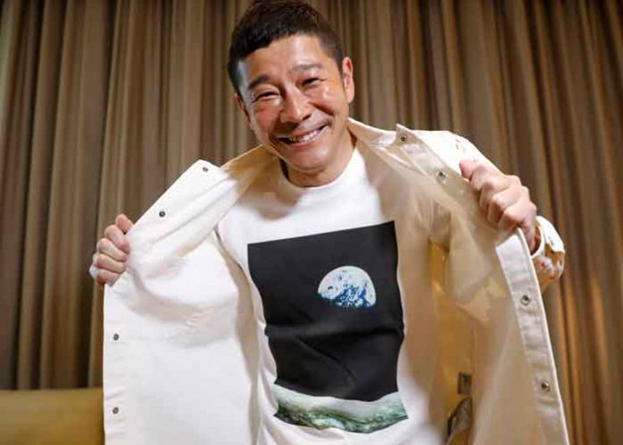 japon, magnate de la moda, visita, estacion espacial, futuro cohete,