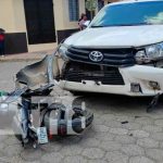 nicaragua, juigalpa, motociclista, accidente vial, policia, cruz roja,